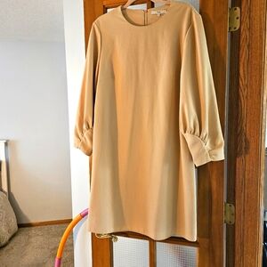 Tibi sheath dress with corset belt.